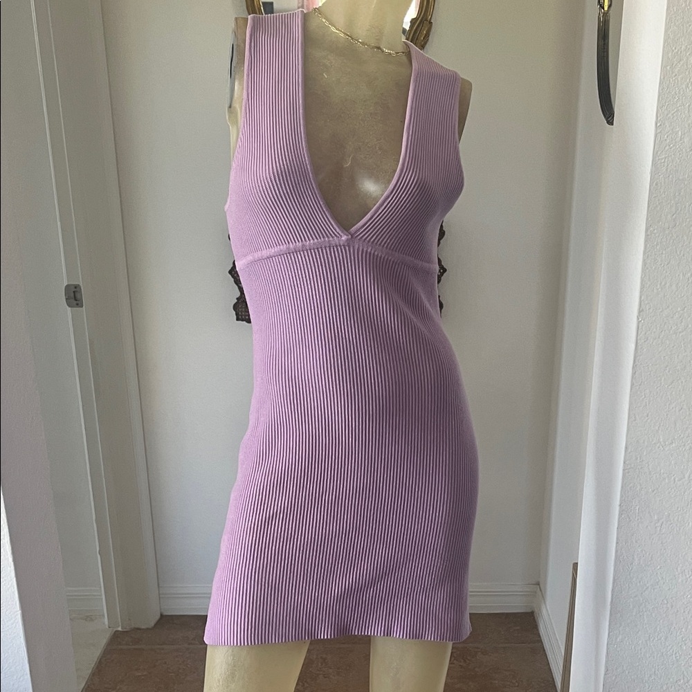 House of Harlow 1960 Ribbed Knit Dress